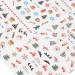 Shanrya Christmas Nail Art Decals Widely Used Nail Art Christmas Sticker for Christmas