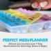 Pack of 2 Weekly Pill Organizers - 21 Day Planners for Pills, Vitamins & Medication - 3 Times-a-Day Reminder Boxes - Easy-to-Read & Travel-Friendly - 2 Count - Buy Online on GoSupps.com