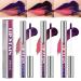Peel Off Lip Tint 3 Colors Detachable Lip Liner Long Lasting Waterproof Matte Lip Gloss Liquid Lipstick Pigmented Lip Pencil Multicolore 1 unit (Lot de 3)