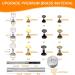 240 Sets Leather Rivets Double Cap Rivet Tubular - 4 Colors 3 Sizes Metal Studs with Setting Tool Kit | Leather Craft/Shoes/Bags/Belts Repair - Buy Online on GoSupps.com