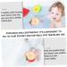 Housoutil 8 Pcs Child Bath Loofah & Exfoliating Sponge Set | Cartoon Fruit Shower Balls for Kids - Soft & Safe Bathing Essentials - Buy Online on GoSupps.com