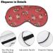 Siamese Cats with Bows Sleep Mask - Adjustable Blindfold for Sleeping and Travel - Buy Online on GoSupps.com