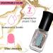 Glitter Laser Nail Polish - Pretty Shiny Mirror Glitter Nail Art Holographic Durable Nail Polish (001 Silver) - Buy Online on GoSupps.com