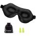 HYNG Eye Mask Sleeping Mask for Men Women 3D Contoured 100% Light Blocking Sleeping Mask & Blindfold for Travel Nap Yoga