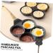 Zerodeko 1pc Hamburger Pancake Pan Mini Pancake Pan Pancake Plate Pan Mini Cooker Mini Griddle Small Egg Pan Breakfast Cooking Skillet Household Tools Accessories Fried Eggs Wood - Buy Online on GoSupps.com