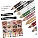 Baluue 12pcs Pearlescent Eyeshadow Pencil Waterproof Gel Eyeliner Natural Look Eyes Liner Eye Glitter Wood 12.5X0.5cm Assorted Color - Buy Online on GoSupps.com