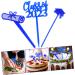 Toyvian 30pcs 2023 Graduation Cake Insert Graduation Dessert Topper 2023 Graduation Class of 2023 Decorations Graduation Cakes Toppers Graduation Cupcake Pick Cupcakes Graduate Delicate 7.6X4CM Blue - Buy Online on GoSupps.com