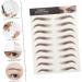 Angoily 9 Sheets Waterproof Eyebrow Stickers Make up Kit Quick Makeup Tools 6d Hair-like Eyebrows Stickers - Buy Online on GoSupps.com