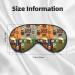 Beer Print Soft Eye Mask | Sleep Mask for Men & Women | Comfortable Travel Sleep Aid - Buy Online on GoSupps.com