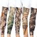 AKStore 20PCS Fake Tattoo Arm Sunscreen Sleeves Set - Tiger, Crown, Heart, Skull, Tribal Designs - Buy Online on GoSupps.com