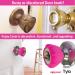 Door Knob Cover Grips 4 Pack - Non Slip Arthritis & Senior Living Aids - Easy Open Decorative - Hot Pink Tylo - Buy Online on GoSupps.com