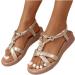 Buy XTZYGLFD Women's Comfortable Sandals - Breathable Open-Toe Summer Shoes | Classic Flat Slippers in Beige - Size 41 EU - Buy Online on GoSupps.com