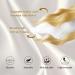 Renyian Satin Silk Sleep Mask - Soft Elastic Band Eye Cover for Women - Improve Sleep Quality - Light Block Eye Mask - Gold - Buy Online on GoSupps.com