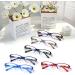 Cojwis 6 Pack Reading Glasses with Blue Light Filter - Spring Hinge UV Protection 3.50 Magnification - Stylish 6 Color Set for Men & Women - Buy Online on GoSupps.com