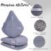 BEAKEY 10 Pcs Gray Soft Triangle Powder Puffs - Latex-Free Makeup Puffs for Face & Foundation - Ideal for Setting Powder & Liquid Foundation - Buy Online on GoSupps.com