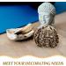 DEARMAMY Hand Exercise Walnut Ball - Vintage Brass & Copper Chinese Decor | Perfect for Fitness & Home Aesthetics - Buy Online on GoSupps.com