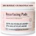 Glycolic Acid 20% & Salicylic Acid 2% Face Exfoliating Pads (50 Count)- Facial Peel Pads for Anti-Aging Cleansing Resurfacing Brightening Blemish Control Revealing Clear Glowing Youthful Skin