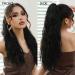 Ponytail Extensions Extensions Ponytail Hairpiece for Women Heat Resistant 24inch Synthetic Ponytail Long Wavy Black Claw Clip Ponytail Braid In Hair for Women(NMW1047-13) - Buy Online on GoSupps.com