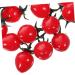 HOMSFOU 5pcs String Simulated Cherry Tomatoes Realistic Cherry Toys Simulation Cherry Tomatoes Artificial Tomatoes Faux Cypress Garland Fake Peaches Fake Cherries Child Pvc Fake Food Fruit Redx5pcs 18X16CMx5pcs - Buy Online on GoSupps.com