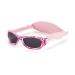 Kiddus Baby Sunglasses for Newborn Boys Girls Toddler. Age 0 months 2 years. UV400 Coating 100% UV Sun Filter Protection. Soft Adjustable Band Pattern Purpleflower