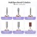 Nail Drill Adjustable Speed 20000RPM | Electric Manicure Pedicure Set with 6 Bits | Portable E File for Gel Acrylic Nails | 31 Sanding Bands | Beginner Friendly | Corded | Light Gold - Buy Online on GoSupps.com