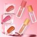3 Colors Cream Liquid Blush Trio | Soft Matte Cheek/Lip/Eye Makeup | Lightweight & Long Lasting | Natural-Looking Hazy Feel - Buy Online on GoSupps.com