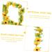 Zerodeko 2pcs Sunflower Vine Yellow Fake Flowers Home Decor Hanging Flowers for Decoration Artificial Ivy Garland Artificial Flower Decoration Sunflower Flower Silk Flower - Buy Online on GoSupps.com