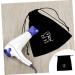 HAPINARY 5 Pcs Hair Dryer Storage Bag Make Hair Straightener Bag Hair Styling Bag Hair Tool Flannel Black - Buy Online on GoSupps.com