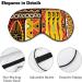 African Art Woman with Pot Orange Sleep Mask - Adjustable Strap, Light Blocking Blindfold for Night Sleep and Travel - Buy Online on GoSupps.com