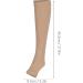 Herchr Compression Stockings - 2 Piece Elastic Support Socks for Low-Sports Legs - Open Toe Nylon Long Socks - Buy Online on GoSupps.com