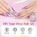 MIZHSE 15ML Quick Dry Holographic Nail Polish Shimmer Glitter Nail Polish Varnish Magic Colour Change Iridescent Nail Lacquer Long Lasting No Need Lamp Cure 002 LSZJY002 - Buy Online on GoSupps.com