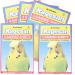 AB Tools 25 Sanded Sheets Sandpaper Cage Lining Budgies Caged Birds 28x43cm