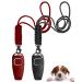 TODREMOU Dog Whistle Recall Training 2 Pack-Professional High Pitch-Can Be Heard By Human Ears (Red+Black)