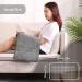 Large Heating Pad for Back Pain Relief - 12x24 Size, 4 Heat Settings, Auto Shut Off - Fast Heating, Super-Soft - Machine-Washable - Home Use (Gray) - Buy Online on GoSupps.com