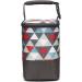 LCY Insulated Baby Bottle Cooler Bag | Holds 4 Bottles | Colorful Triangles | Hanging Strap Included - Buy Online on GoSupps.com