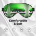 Buy Green & White Piano Keys Print Unisex Sleep Eye Mask - Soft Comfort Travel Shade for Yoga & Shift Work - Buy Online on GoSupps.com