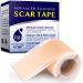 Silicone Scar Sheets Medical Grade Silicone Tape Strips for Scars Treatment - Reusable Painless for C-Section Tummy Tuck Keloid Acne Surgical Scars Reducing the Appearance of Old and New Scars