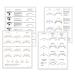 Bundle Beginner and Wispy Eye Shape Lash Map Charts