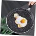 RUNROTOO 1pc maifan cookware Non Sticking Frying pan 12 inch nonstick Frying pan Egg pan Granite Skillet pan pan Cooking pan Non Stick Ceramic Griddle nonstick Skillet deep Steak pan Fried 34x18.5x2cm Black - Buy Online on GoSupps.com