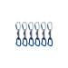 Mammut Crag Keylock Indicator 6-Pack Quickdraws Silver/Ultramarine 10cm