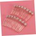 DOITOOL Flower Hairpin Comb Hair Barrettes Hair Pin Hair Clip Comb Rhinestone Bobby Pins Bride Sun Flower Headgear Flower Hair Clip Comb - Buy Online on GoSupps.com
