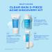 Acne Treatment Trial Kit Salicylic Acid & Mandelic Acid for Clear Skin Oil Control Spot Treatment & Cleanser Travel Size Skincare for Acne-Prone Skin (3-Piece Clear Skin Kit) - Buy Online on GoSupps.com