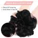 Vlasy Curly Wavy Messy Bun Hair Piece | Synthetic Chignon Hair Extension for Women & Girls (1# 60g) - Buy Online on GoSupps.com