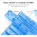 Shop Auvon Weekly Pill Box - 7-Day Portable Tablet Organizer with Large Compartments for Medications & Supplements (Blue) - Buy Online on GoSupps.com