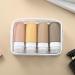 Gemice Silicone Travel Bottles Set - 4 Leak-Proof 60ml Containers for Liquids - BPA-Free FDA Approved - Perfect for Cosmetic & Travel Use (Apricot) - Buy Online on GoSupps.com