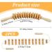 Wooden Massage Roller - Lymphatic Drainage Device for Pain Relief | 12 Rolls & 360 Smooth Muscle Roller - Buy Online on GoSupps.com
