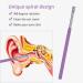 2 Pack Ear Wax Removal Kit - 6 Pcs Ear Pick Tool for Earwax Cleaning - Purple Ear Cleaner Set - Buy Online on GoSupps.com
