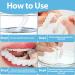 Buy 2 Pairs of Cosmetic Veneers Teeth - Top & Bottom Whitening Dentures with Box & Pincers for Bad Teeth - International Shipping Available - Buy Online on GoSupps.com