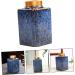 Alipis Leaf Multi-purpose Bean Practical Spice Lid Can Airtight Ceramic Sealing Food Canister Home Tea - Buy Online on GoSupps.com