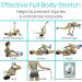 Vive Stretch Strap - Leg Stretch Band for Flexibility - Yoga, Pilates & Rehab Belt with Workout Guide - Teal - Buy Online on GoSupps.com
